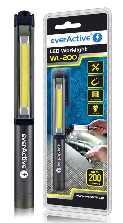 Latarka warsztatowa inspekcyjna LED WL-200 diodowa 3W COB EverActive Latarka warsztatowa inspekcyjna LED WL-200 diodowa 3W COB EverActive