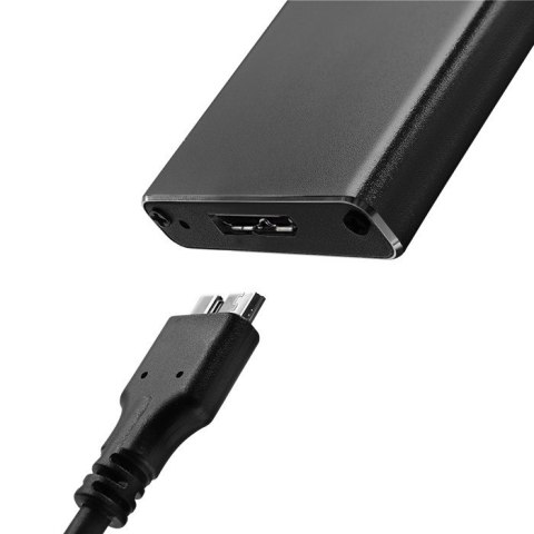Obudowa | kieszeń do dysków SSD M.2 SATA | NGFF | USB 3.0 Qoltec Obudowa | kieszeń do dysków SSD M.2 SATA | NGFF | USB 3.0 Qoltec