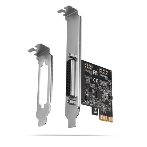 PCEA-P1N Kontroler PCIe 1x port równoległy LPT, w zestawie SP & LP AXAGON PCEA-P1N Kontroler PCIe 1x port równoległy LPT, w zestawie SP & LP AXAGON