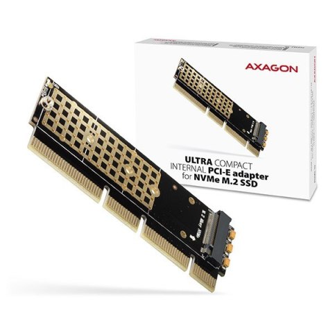 PCEM2-1U Adapter wewnętrzny PCIe x16/x8/x4, M.2 NVMe M-key slot, 1U AXAGON PCEM2-1U Adapter wewnętrzny PCIe x16/x8/x4, M.2 NVMe M-key slot, 1U AXAGON