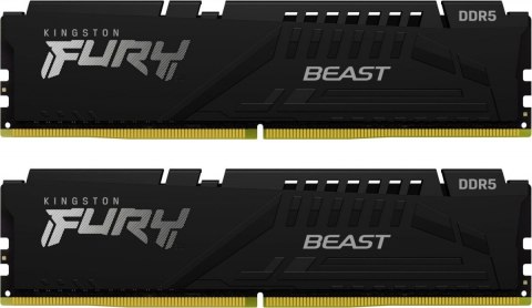 Pamięć DDR5 Fury Beast Black 64GB(2*32GB)/5600 CL36 Kingston