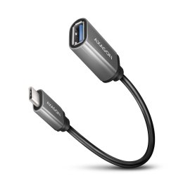 RUCM-AFAC Kabel adapter USB 3.2 Gen 1 Type-C samiec -> Type-A żeńska, 0,2m, 3A, ALU AXAGON