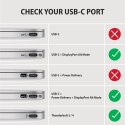 RVC-HI2M Adapter aktywny USB-C -> HDMI 2.0 4K/60Hz Aluminum, 25cm kabel AXAGON