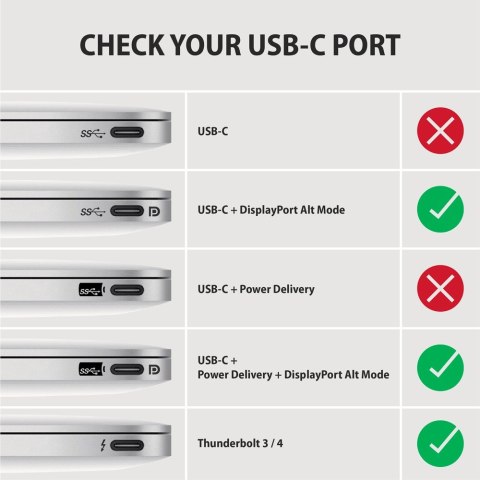 RVC-HI2MC Adapter aktywny USB-C -> HDMI 2.0 4K/60Hz Aluminum, 1.8m kabel AXAGON RVC-HI2MC Adapter aktywny USB-C -> HDMI 2.0 4K/60Hz Aluminum, 1.8m kabel AXAGON