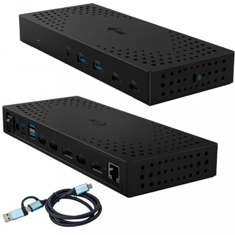 Stacja dokująca USB 3.0 / USB-C / Thunderbolt, 3 x 4K Gen 2 + zasilanie 100 W I-tec Stacja dokująca USB 3.0 / USB-C / Thunderbolt, 3 x 4K Gen 2 + zasilanie 100 W I-tec