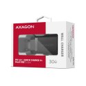 ACU-PQ30 Ładowarka sieciowa, PD & QC 30W, QC3.0,4.0/AFC/FCP/PPS/Apple, Czarna AXAGON