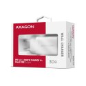 ACU-PQ30W Ładowarka sieciowa PD & QC 30W, QC3.0,4.0/AFC/FCP/PPS/Apple Biała AXAGON