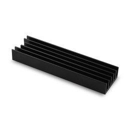 CLR-M2L10 Chłodnica aluminiowa pasywna do dysku M.2 SSD, ALU korpus, silikonowe silikonowe podkładki termiczne, wysokość 10mm AXAGON
