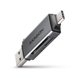 CRE-DAC Czytnik kart zewnętrzny USB3.2 Gen 1 Type-C + Type-A SD/microSD AXAGON