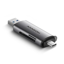 CRE-SAC Czytnik kart zewnętrzny USB3.2 Gen 1 Type-C + Type-A SD/microSD AXAGON