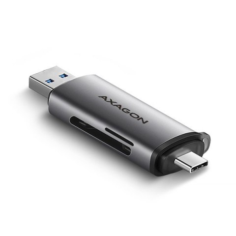 CRE-SAC Czytnik kart zewnętrzny USB3.2 Gen 1 Type-C + Type-A SD/microSD AXAGON