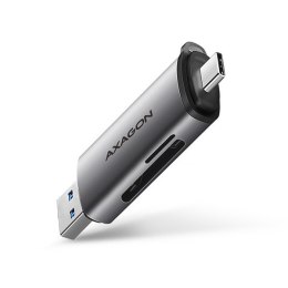 CRE-SAC Czytnik kart zewnętrzny USB3.2 Gen 1 Type-C + Type-A SD/microSD AXAGON
