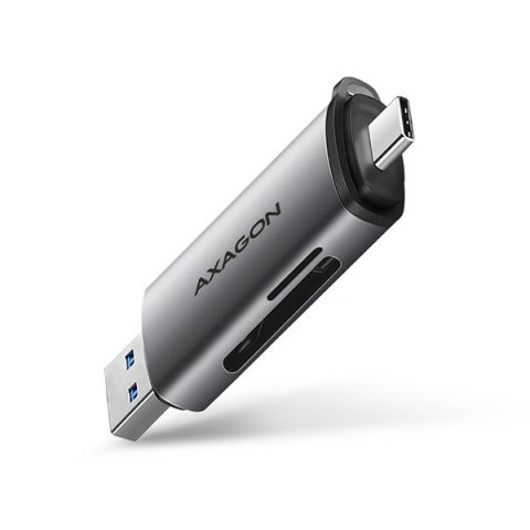 CRE-SAC Czytnik kart zewnętrzny USB3.2 Gen 1 Type-C + Type-A SD/microSD AXAGON CRE-SAC Czytnik kart zewnętrzny USB3.2 Gen 1 Type-C + Type-A SD/microSD AXAGON