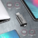 CRE-SAC Czytnik kart zewnętrzny USB3.2 Gen 1 Type-C + Type-A SD/microSD AXAGON