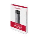 CRE-SAC Czytnik kart zewnętrzny USB3.2 Gen 1 Type-C + Type-A SD/microSD AXAGON