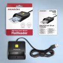 CRE-SM3N Czytnik kart identyfikacyjnych USB, 1.3m kabel AXAGON