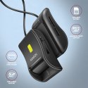 CRE-SM3SD Czytnik kart identyfikacyjnych & SD/microSD/SIM USB AXAGON