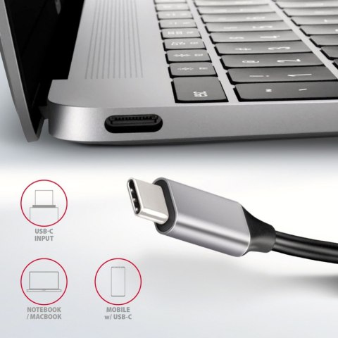 HMC-6H4A Wieloportowy hub 4x USB-A + HDMI, USB-C 3.2 Gen 1, PD 100W, 20cm USB-C kabel AXAGON HMC-6H4A Wieloportowy hub 4x USB-A + HDMI, USB-C 3.2 Gen 1, PD 100W, 20cm USB-C kabel AXAGON