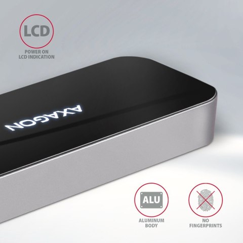 HMC-6H4A Wieloportowy hub 4x USB-A + HDMI, USB-C 3.2 Gen 1, PD 100W, 20cm USB-C kabel AXAGON HMC-6H4A Wieloportowy hub 4x USB-A + HDMI, USB-C 3.2 Gen 1, PD 100W, 20cm USB-C kabel AXAGON
