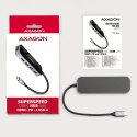 HMC-6H4A Wieloportowy hub 4x USB-A + HDMI, USB-C 3.2 Gen 1, PD 100W, 20cm USB-C kabel AXAGON
