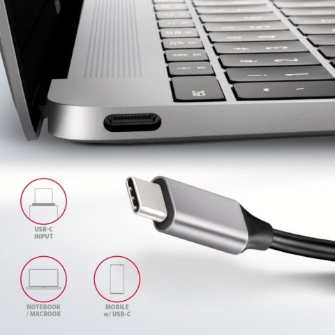 HMC-HCR3A Wieloportowy hub 3x USB-A + HDMI + SD/microSD, USB-C 3.2 Gen1, 20cm USB-C kabel AXAGON HMC-HCR3A Wieloportowy hub 3x USB-A + HDMI + SD/microSD, USB-C 3.2 Gen1, 20cm USB-C kabel AXAGON