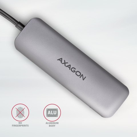 HMC-HCR3A Wieloportowy hub 3x USB-A + HDMI + SD/microSD, USB-C 3.2 Gen1, 20cm USB-C kabel AXAGON HMC-HCR3A Wieloportowy hub 3x USB-A + HDMI + SD/microSD, USB-C 3.2 Gen1, 20cm USB-C kabel AXAGON