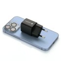 Ładowarka USB/USB-C QC3.0 30W technologia GaN Czarna EverActive