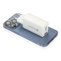 Ładowarka USB/USB-C QC4+ 65W technologia GaN Biała EverActive
