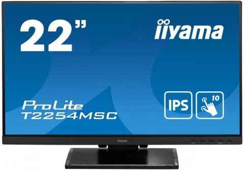 Monitor 21.5 cala T2254MSC-B1AG pojemnościowa 10 punktów, IPS, powłoka AG IIYAMA