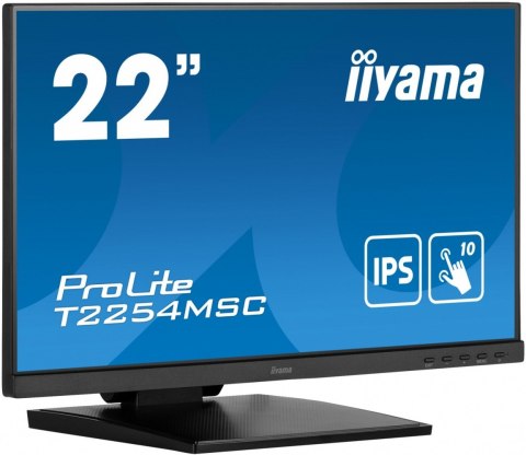 Monitor 21.5 cala T2254MSC-B1AG pojemnościowa 10 punktów, IPS, powłoka AG IIYAMA