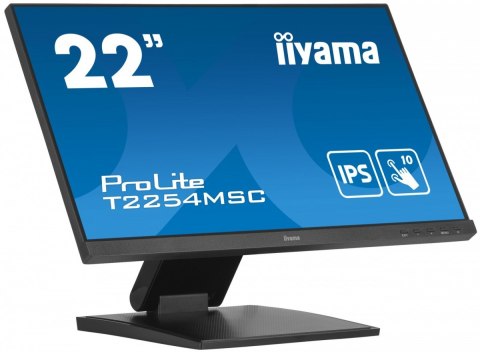 Monitor 21.5 cala T2254MSC-B1AG pojemnościowa 10 punktów, IPS, powłoka AG IIYAMA