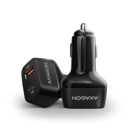 PWC-PQ38 Ładowarka samochodowa PD & QUICK 38W, 2x port (USB-A + USB-C), PD3.0/QC3.0/AFC/FCP/Apple AXAGON