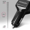 PWC-PQ38 Ładowarka samochodowa PD & QUICK 38W, 2x port (USB-A + USB-C), PD3.0/QC3.0/AFC/FCP/Apple AXAGON