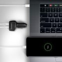 PWC-PQ38 Ładowarka samochodowa PD & QUICK 38W, 2x port (USB-A + USB-C), PD3.0/QC3.0/AFC/FCP/Apple AXAGON
