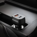 PWC-PQ38 Ładowarka samochodowa PD & QUICK 38W, 2x port (USB-A + USB-C), PD3.0/QC3.0/AFC/FCP/Apple AXAGON