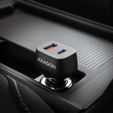 PWC-PQ38 Ładowarka samochodowa PD & QUICK 38W, 2x port (USB-A + USB-C), PD3.0/QC3.0/AFC/FCP/Apple AXAGON PWC-PQ38 Ładowarka samochodowa PD & QUICK 38W, 2x port (USB-A + USB-C), PD3.0/QC3.0/AFC/FCP/Apple AXAGON