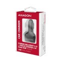 PWC-PQ38 Ładowarka samochodowa PD & QUICK 38W, 2x port (USB-A + USB-C), PD3.0/QC3.0/AFC/FCP/Apple AXAGON