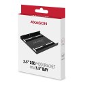 RHD-125B Ramka metalowa do montażu 1x 2.5" HDD w pozycji 3.5" Czarna AXAGON