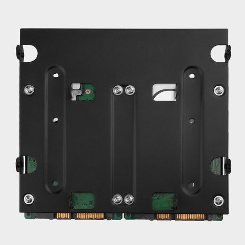 RHD-435 Ramka metalowa do montażu 4x 2.5" HDD (2x 2.5" HDD/SSD & 1x 3.5" HDD) w pozycji 5.25" Czarna AXAGON RHD-435 Ramka metalowa do montażu 4x 2.5" HDD (2x 2.5" HDD/SSD & 1x 3.5" HDD) w pozycji 5.25" Czarna AXAGON