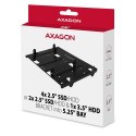 RHD-435 Ramka metalowa do montażu 4x 2.5" HDD (2x 2.5" HDD/SSD & 1x 3.5" HDD) w pozycji 5.25" Czarna AXAGON