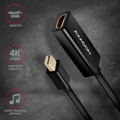 RVDM-HI14N Adapter aktywny Mini DP > HDMI 1.4, 4K/30Hz AXAGON RVDM-HI14N Adapter aktywny Mini DP > HDMI 1.4, 4K/30Hz AXAGON