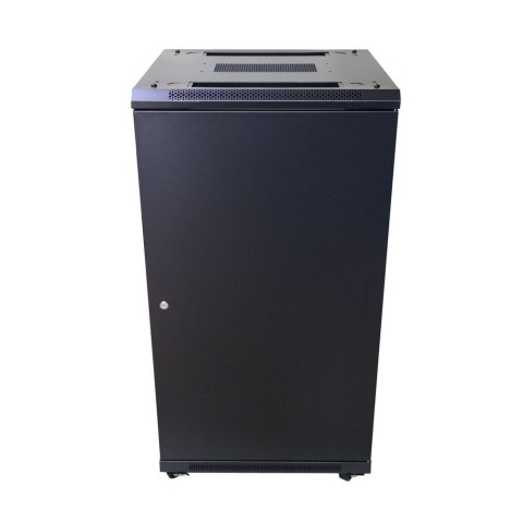 Szafa rack 27U 600x600 czarna stojąca Extralink