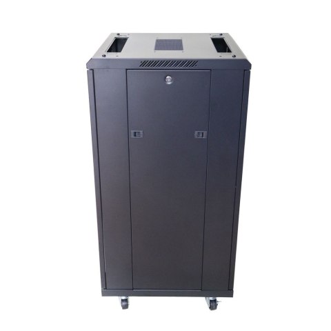 Szafa rack 27U 600x600 czarna stojąca Extralink