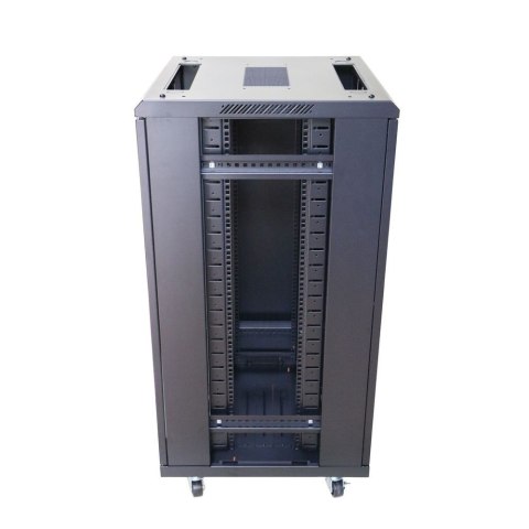 Szafa rack 27U 600x600 czarna stojąca Extralink