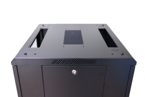 Szafa rack 27U 600x600 czarna stojąca Extralink