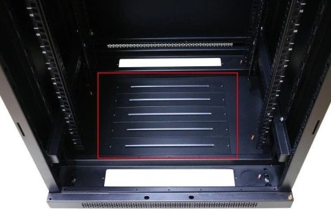 Szafa rack 27U 600x600 czarna stojąca Extralink