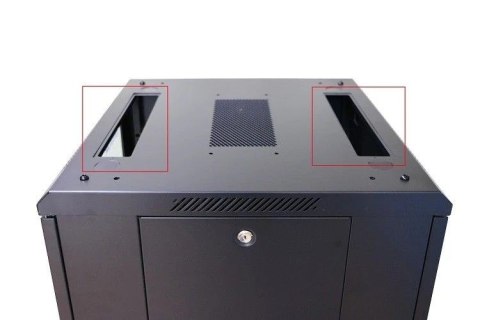 Szafa rack 27U 600x600 czarna stojąca Extralink