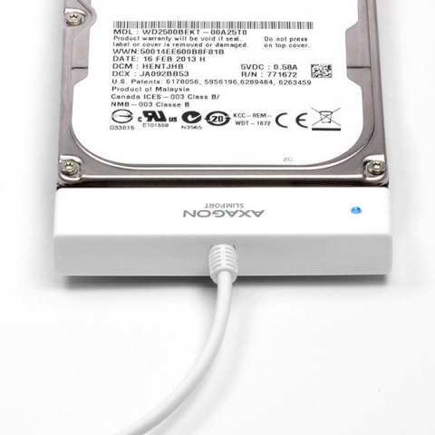 ADSA-1S Adapter USB 2.0 SATA do szybkiego przyłączenia 2.5" SSD/HDD Z pudełkiem AXAGON ADSA-1S Adapter USB 2.0 SATA do szybkiego przyłączenia 2.5" SSD/HDD Z pudełkiem AXAGON