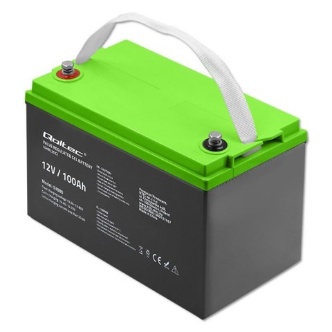 Akumulator żelowy | 12V | 100Ah | GEL Qoltec Akumulator żelowy | 12V | 100Ah | GEL Qoltec
