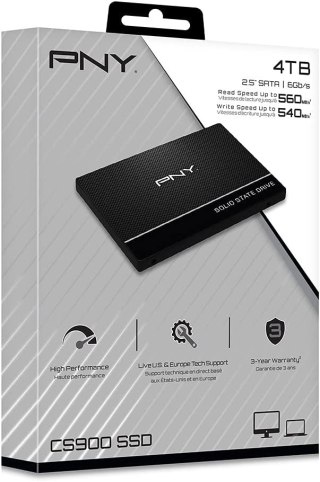 Dysk SSD 4TB 2,5 SATA3 SSD7CS900-4TB-RB PNY